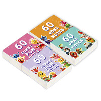 Boîte à lunch avec logo personnalisé, 60 feuilles de mini-notes amusantes pour enfants, boîte à lunch scolaire amusante, mini-notes, échantillon gratuit, livraison rapide