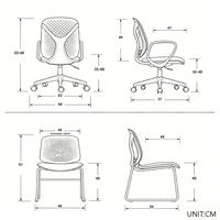 Chaise de bureau roulante silencieuse à faible MOQ avec coussin en éponge souple pour étudiants, idéale pour appartement, maison décontractée ou coin d'apprentissage