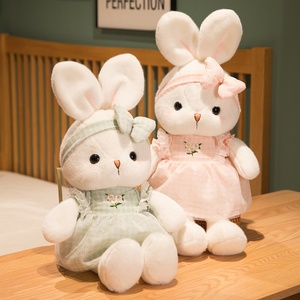 Di alta qualità <span class=keywords><strong>peluche</strong></span> <span class=keywords><strong>coniglio</strong></span> carino Daisy <span class=keywords><strong>coniglio</strong></span> <span class=keywords><strong>bianco</strong></span> <span class=keywords><strong>peluche</strong></span> <span class=keywords><strong>peluche</strong></span> pezza bambola cuscino - Product Image 3
