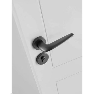 Juego de Manijas Magnéticas Silenciosas para <span class=keywords><strong>Puerta</strong></span>, de Aleación de Zinc Amarillenta, Modernas, para Interiores, para Dormitorio, Sala de Estar, Uso Doméstico - Product Image 5