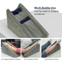 Nouvel oreiller de bras pour adulte avec poche, support pour les jambes et repose-coude pour dormir, allaiter, après une intervention chirurgicale