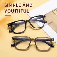 Gafas de Lectura Cuadradas Negras de Diseño de Lujo 2024 para Hombre y Mujer, Monturas de Gafas de PC Modernas