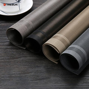 <span class=keywords><strong>Carré</strong></span> occidental Cuisine Salle À Manger Décoration De Table napperon PVC et Polyester <span class=keywords><strong>vinyle</strong></span> Napperon Pour mariage - Product Image 2
