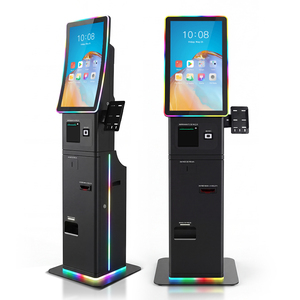Chiosco da terra da 23,6 pollici con riciclatore di contanti e supporto SDK per Checkout/CTI/TVM/POS, <span class=keywords><strong>ricarica</strong></span> self-service/gaming/casinò - Product Image 4