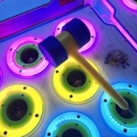 Machine d'arcade interactive à monnayeur pour enfants, jeu de frappe au marteau amusant pour zone de jeux, prix abordable, fabriqué en Chine