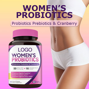 Cápsulas Probióticas para Mujeres, Suministro Directo de Fábrica OEM, Gran Venta para Adultos, con Impresión de Logotipo y Etiqueta Personalizados - Product Image 2