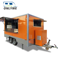 Camion de restauration pliable homologué USA 2024, entièrement équipé, restaurant mobile sur roues avec cuisine à vendre