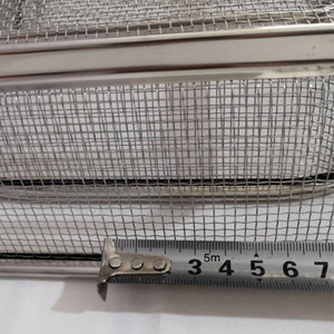 Stainless Steel Mesh <b>Basket</b> Rectangle 0 1L <b>Storage</b> Fruit <b>Basket</b> Household Commercial Use - Product Image 4