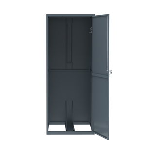 קומת אופניים שטח אחסון אופניים מתכת ארון אחסון לאופניים פלדה מגולוונת אופניים מאובטח locket locker - Product Image 3