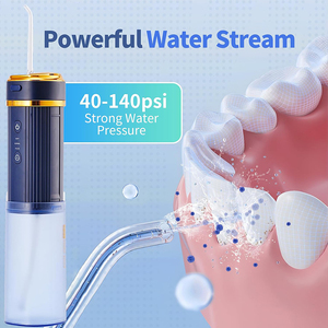 Irrigateur buccal à haute fréquence rechargeable personnalisable, 3 modes, 3 embouts de <span class=keywords><strong>jet</strong></span>, pour le <span class=keywords><strong>nettoyage</strong></span> <span class=keywords><strong>des</strong></span> <span class=keywords><strong>dents</strong></span> - Product Image 4