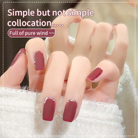 Non-lavage Métallique Gel Liner Nail Art Set 15ml UV Led Peinture Gel Vernis pour Nail Art Estampage Gel Nail Art