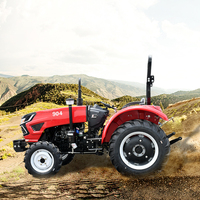 Tracteur Mini le Plus Vendu 50ch 4RM pour Jardin et Ferme, Chenille 4 Roues avec Moteur 80ch, Motoculteur en Gros