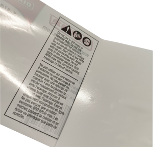 Hai Lớp Nhiều Lớp tập sách lớp nhãn dán không thấm nước dán bản lề gấp nhãn in ấn bao bì nhãn dán - Product Image 2