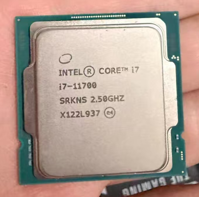 For Used Intel Core I7-11700 Desktop CPU 8-Core 16-Thread 2.5GHz up to 4.9GHz LGA1200 Processor With UHD 750 Graphics