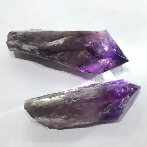 高品质的生紫水晶大型紫水晶点水晶愈合棒点装饰