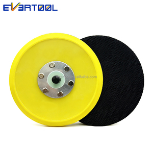EVERTOOL OEM 5 Zoll 125mm Yellow Backing Pad-Klett-Polier-Schleif pad Auto polierer Backup-Platte - Product Image 3