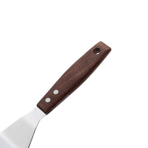 Cucina Torta di Server in acciaio inox <span class=keywords><strong>hamburger</strong></span> Turner/spatola con manico in legno - Product Image 6