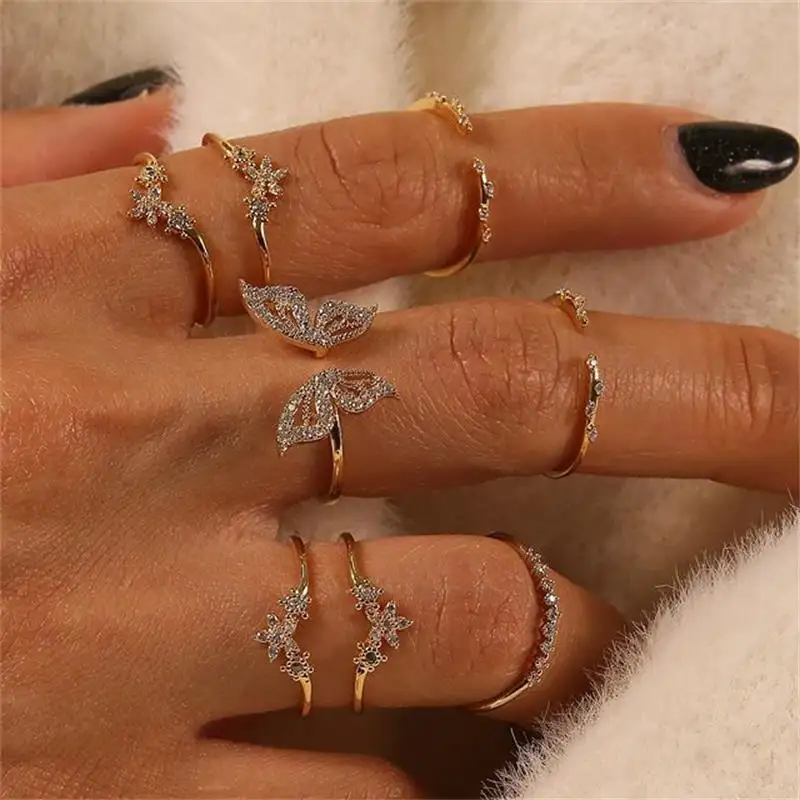 แหวนผีเสื้อสำหรับผู้หญิง,แหวนสไตล์วินเทจสไตล์โบโฮสำหรับเด็กผู้หญิงแหวนฮาวายสีทอง Schmuck