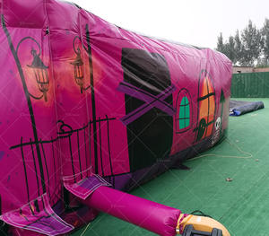 Labyrinthe de <span class=keywords><strong>maison</strong></span> <span class=keywords><strong>hantée</strong></span> gonflable commerciale pour le jeu d'Halloween en plein air - Product Image 5