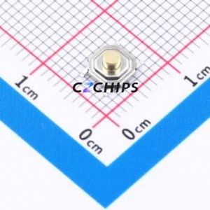 BTS0C0052FMG00 Tactile Switch SMD-4P,5.2x5.2mm Switch Round Button 2.6N Vertical Mount 5.2mm - Product Image 1