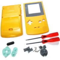Boîtier de remplacement pour écran de GameBoy Color pour GBC, coque/blanc...