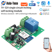 Commutateur WiFi intelligent, module d'ouverture de porte de garage fonctionne avec Alexa, Google Home Voice SmartLife Tuya APP RF 433Mhz, télécommande