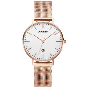SINOBI elegante Simple de acero inoxidable señoras relojes marca de lujo mujeres de negocios Casual clásico <span class=keywords><strong>reloj</strong></span> personalizado Relojes Para Mujer - Product Image 3