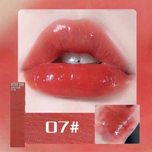Toptan ondört renk avrupa dudak jeli nemlendirici nemlendirici sıvı ruj kalemi su parlak dudak parlatıcısı ruj - Product Image 3