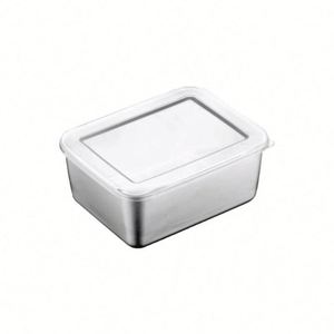 Wholesale High Quality Cute Japanese-Style Square Stainless Steel Heatable BPA Free Dishwasher Safe <b>Lunch</b> <b>Box</b> Customizable - Product Image 6