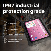 Tablet PC Industrial Resistente de 10.1 Pulgadas con Android, Lector de Huellas Dactilares, Escáner de Código de Barras UHF RFID, Wifi, 4G, Batería de 10000 mAh, Producto Nuevo