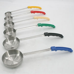 أوانٍ للمطبخ من الفولاذ المقاوم للصدأ صلبة بقاع مسطح ومغرفة المطبخ - Product Image 3