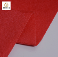 Haute qualité feutre industriel Polyester Non-tissé couleur feutre tissu rouleau respirant sergé Style thermocollant revêtement tapisserie d'ameublement robe