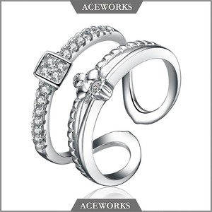 New Top Sale 925 Sterling Silver Fashion Jewelry <b>Ring</b> Unique Simple <b>Ring</b> Silver 925 <b>Cheap</b> Solid Sterling Silver <b>Ring</b> - Product Image 3