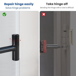 AMBITION Professioneel Deurhengsel Verstelgereedschap Zware Hengsels Afstand Verstelbare Sleutel Dubbele Kop Lange Steel Hengselbuiger - Product Image 2
