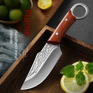 Flame HK OEM Customizable DIY Multi-Functional Stainless Steel Garden Knife Wooden Handle <b>Clip</b> Point 8mm SS224 1 Year Warranty - Product Image 3