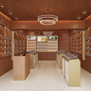 Diseño de Interiores de Tienda de Perfumes de Alta Gama, Renderizado 3D, Muebles para <span class=keywords><strong>Tiendas</strong></span> Minoristas, Accesorios de Exhibición de Cosméticos y Fragancias - Product Image 2