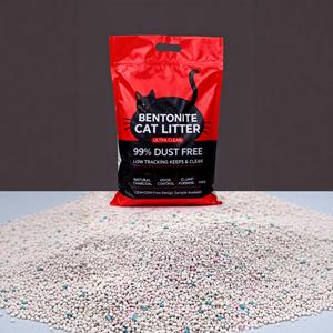 Litière pour chat en bentonite parfumée, 10 kg, écologique, sans poussière, à forte absorption, désodorisant naturel, premium, portable - Product Image 1