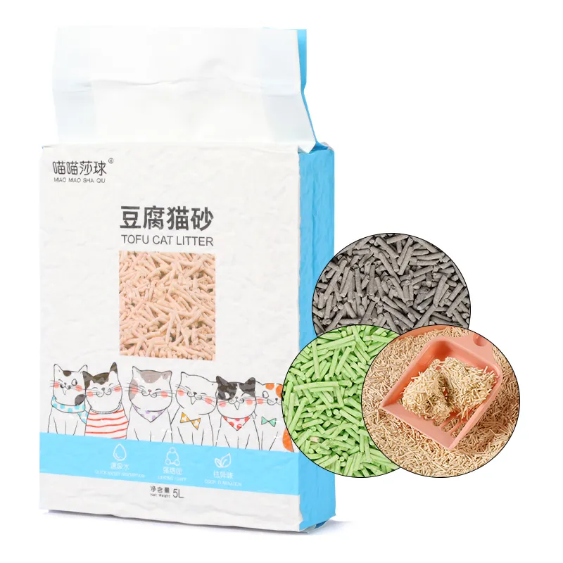 High Quality Tofu Cat Litter Sand Super Absorbent Biodegradable