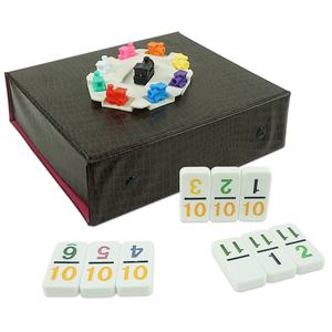 Jeu de <span class=keywords><strong>dominos</strong></span> numériques Double 12 avec boîte en PVC Train de pose Ensemble de jouets <span class=keywords><strong>dominos</strong></span> de l'usine professionnelle Domino à vendre - Product Image 1