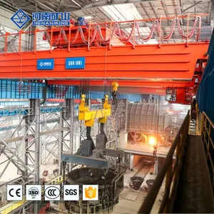 Ladle Handling Double Girder 4 Girder 100t/20t ~ 320t/80t Overhead Crane