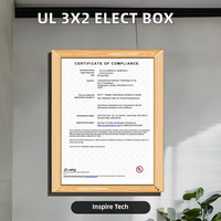 Boîtier de commutation en acier galvanisé 52151P-B homologué UL IP65 avec sortie profonde de 1-1/2 po pour câblage électrique