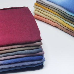 Vente en gros <span class=keywords><strong>Hijab</strong></span> dégradé ombré en coton Écharpe <span class=keywords><strong>Hijab</strong></span> tissé en coton viscose rayonne modal Châle <span class=keywords><strong>Hijab</strong></span> bicolore Tie Dye pour femmes - Product Image 4