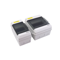 Boîtier de distribution électrique en plastique ABS modèle LWHC, gris, pour usage industriel intérieur/extérieur, 24/6