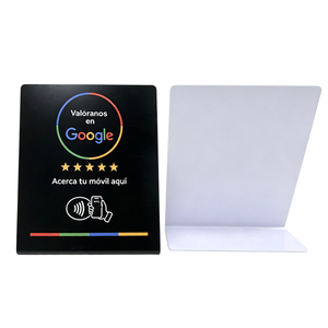 Tarjeta NFC Personalizada para Reseñas, Menú de Restaurante, Exhibición de Mesa, Placa de PVC Española, Soporte para Reseñas de Google - Product Image 3