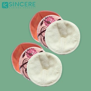 Coussinets d'allaitement réutilisables écologiques, profilés, super absorbants, en bambou pour les mamans qui allaitent, lavables en machine, échantillon gratuit, vente en gros - Product Image 2