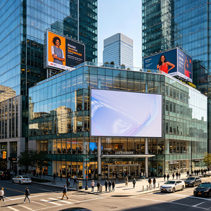 ป้ายโฆษณาดิจิทัล LED สีสันสดใสกลางแจ้ง ขนาด 5 มม. ความละเอียด 4K มาตรฐานกันน้ำ IP66 สำหรับการโฆษณาเชิงพาณิชย์และป้ายบอกทาง - Product Image 6