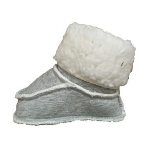 Bebé niño niñas acogedor Sherpa forrado botines calcetines para bebé niño primer caminantes - Product Image 2