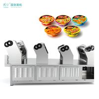 Automatische noedelmachine voor Koreaanse instant noedels, kleine schaal.