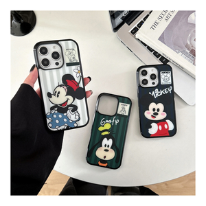 Couverture de téléphone portable en silicone antidérapante dessin animé belle <span class=keywords><strong>coque</strong></span> de téléphone magnétique en TPU anti-choc <span class=keywords><strong>Mickey</strong></span> pour <span class=keywords><strong>iPhone</strong></span> <span class=keywords><strong>XR</strong></span> 14 15 16 Plus Pro Max - Product Image 2
