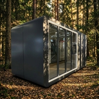 Maison Capsule de Luxe Apple Cabin BOX 02 avec Salle de Bain à Séparation Humide/Sèche et Équipements Électriques Complets